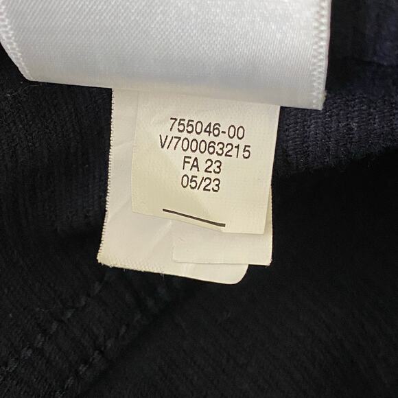 Banana Republic Corduroy Pants Size 28 Navy Blue Wide Relaxed Flare Jeans - Picture 11 of 14